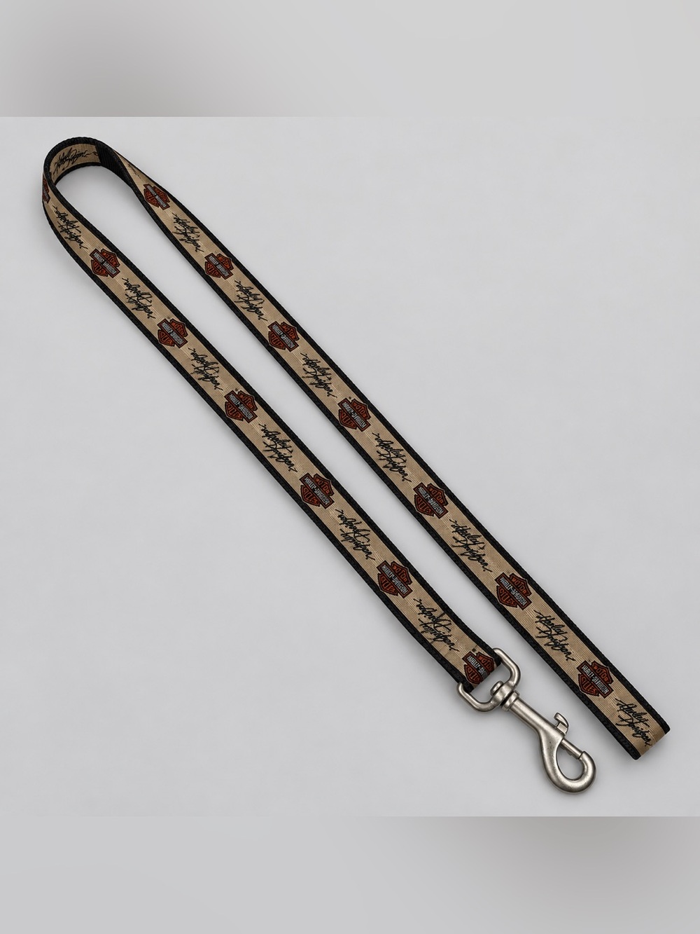 Harley Davidson Logo Print Dog Leash Motorcycle Pet Accessory